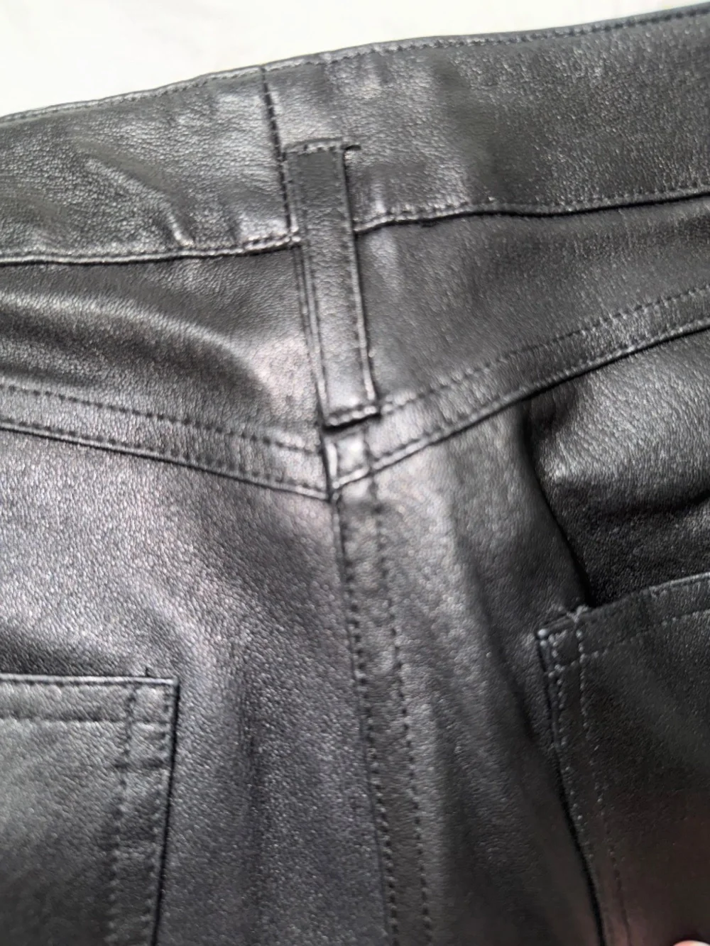 Tory Burch 100% Leather Skinny Leg Pants